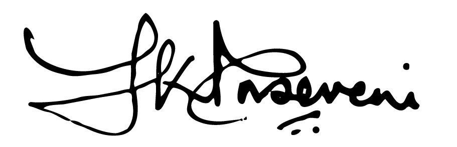 Hon. Maama Janet Kataha Museveni signature